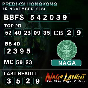 Prediksi Naga HK 15 NOVEMBER 2024